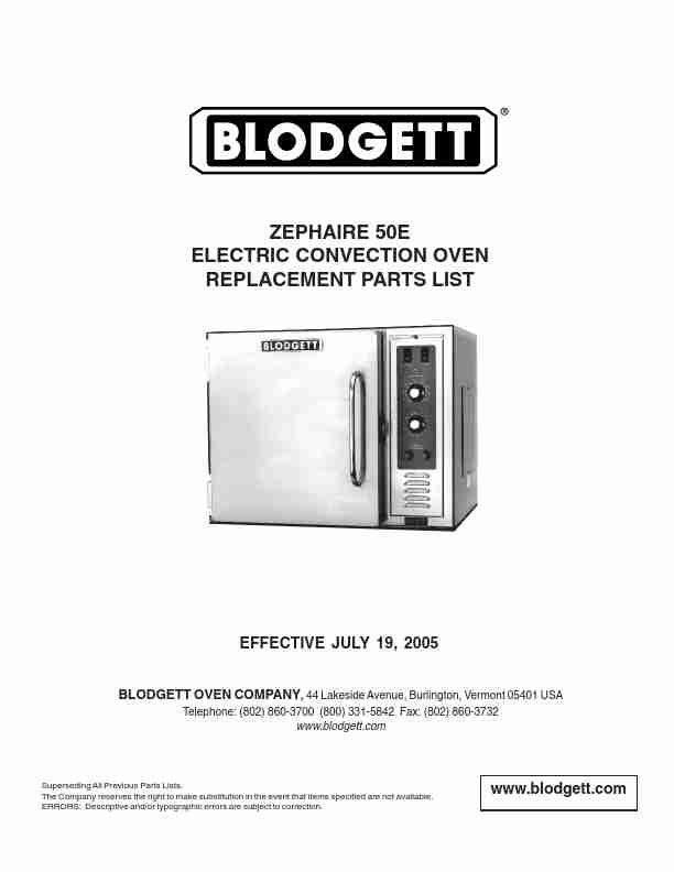 Blodgett Convection Oven 50E-page_pdf